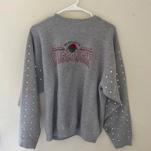 LF Wisconsin rose bowl crewneck